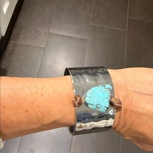 Silver and Turquoise Bracelet